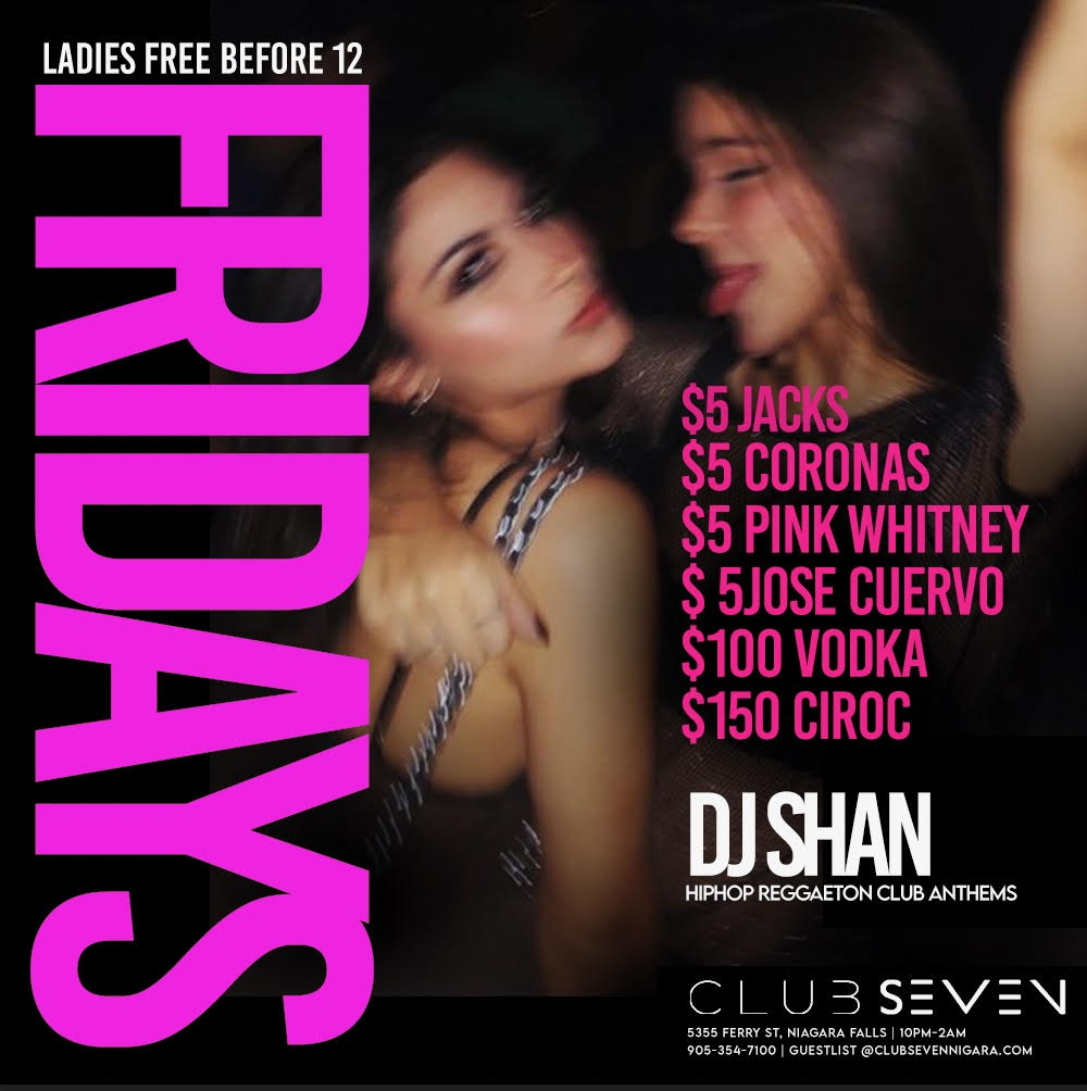 Club Seven - Fridays 2023