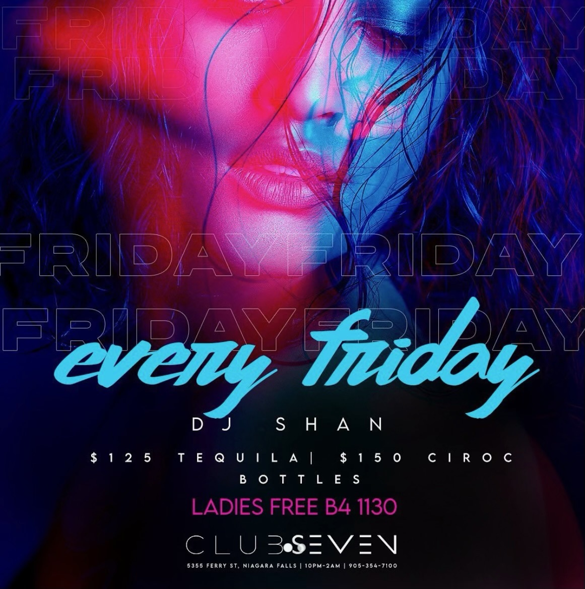 Club Seven - Fridays 2024