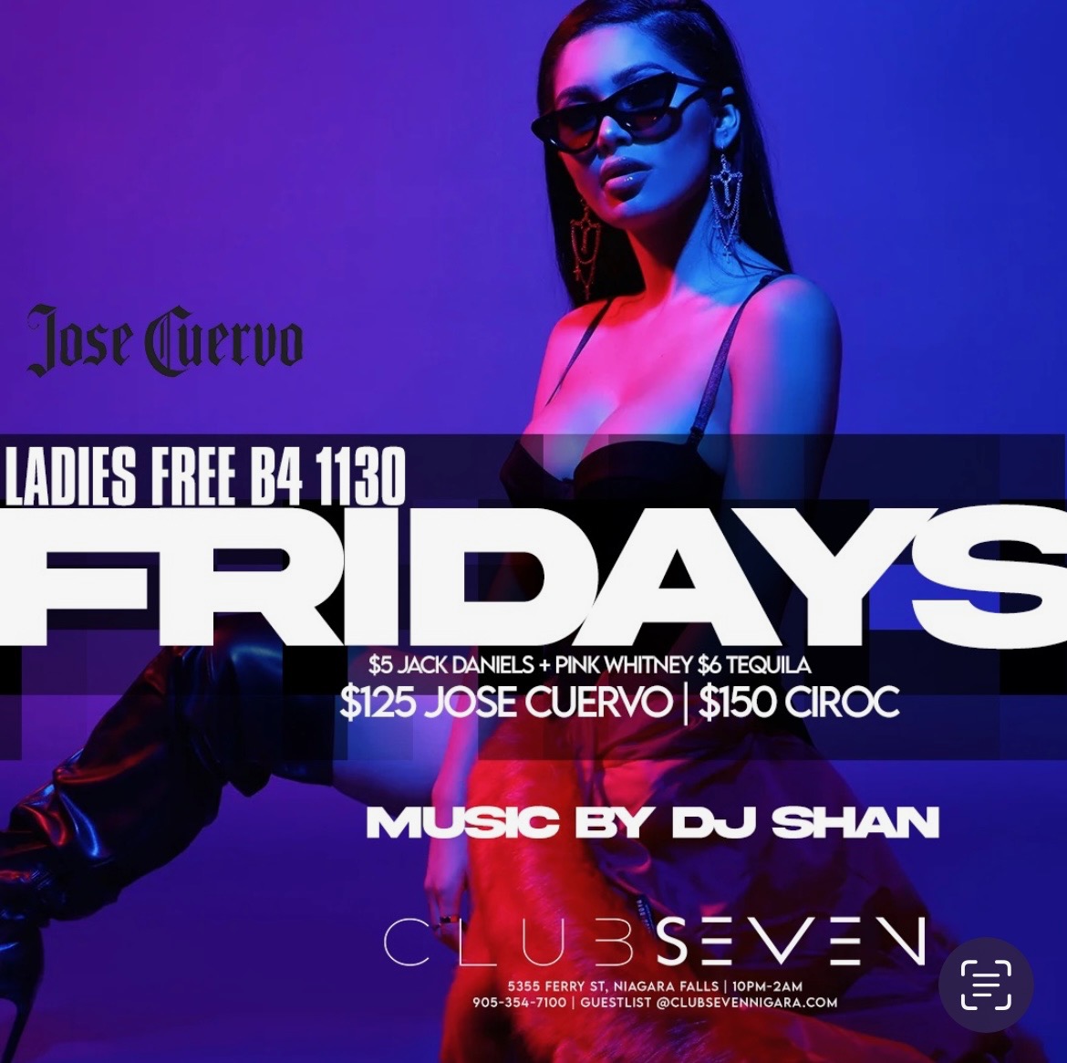 Club Seven - Fridays 2024