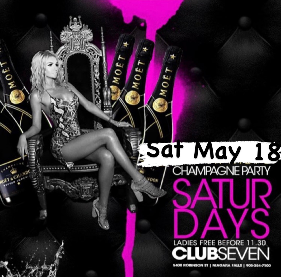 Club Seven - Saturday Clubbing in Niagara Falls 2024