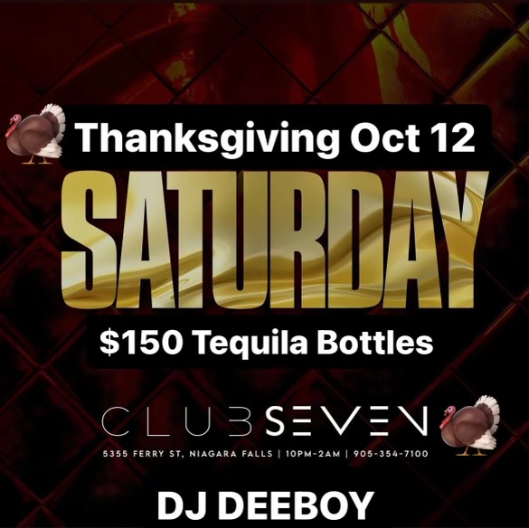 Club Seven - Saturday Clubbing in Niagara Falls 2024