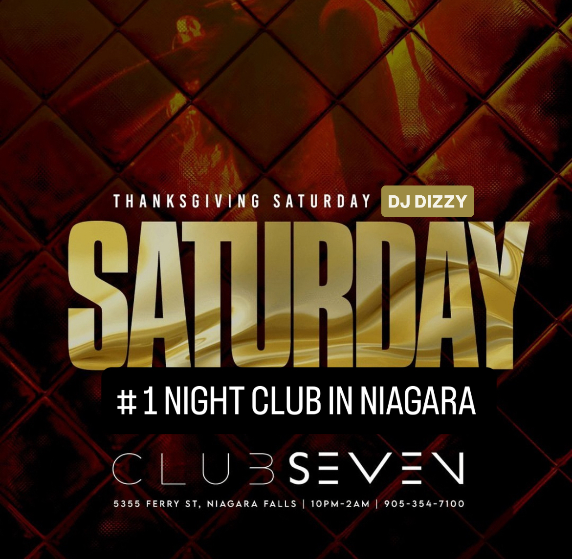 Club Seven - Saturday Clubbing in Niagara Falls 2025